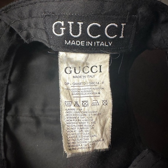 ⚜️Gucci Black Monogram Cap⚜️ - Picture 5 of 6